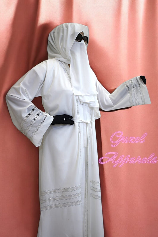 White Twilight Abaya