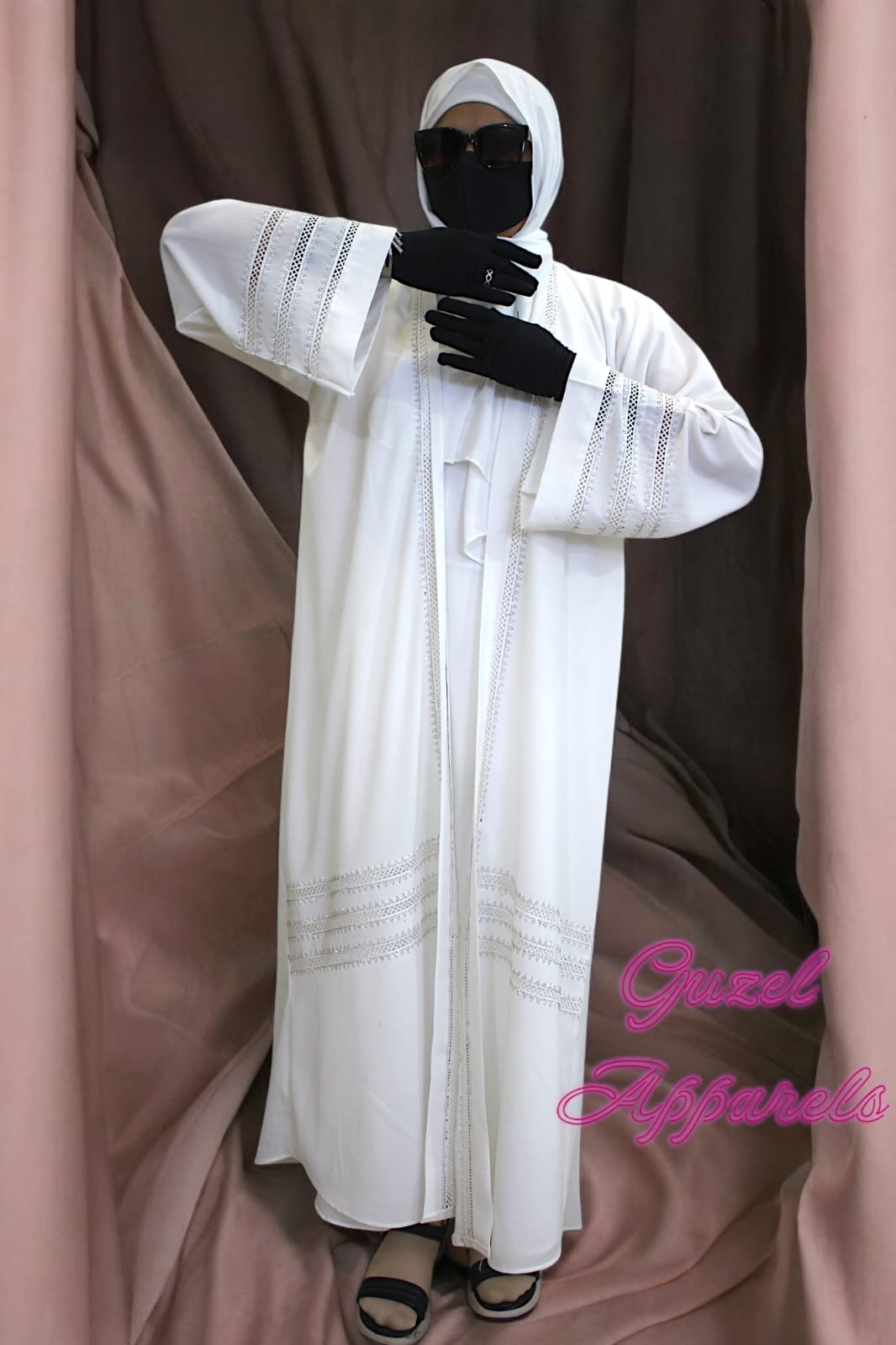 White Twilight Abaya