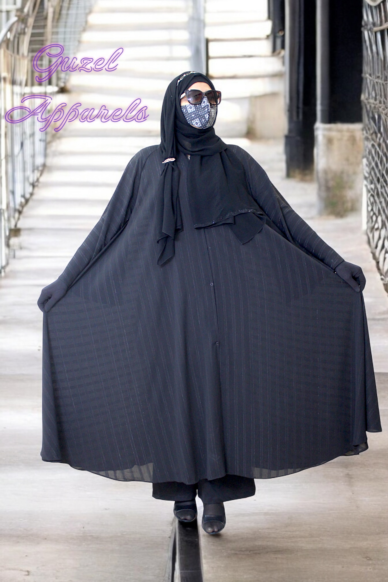 Black Blush Abaya