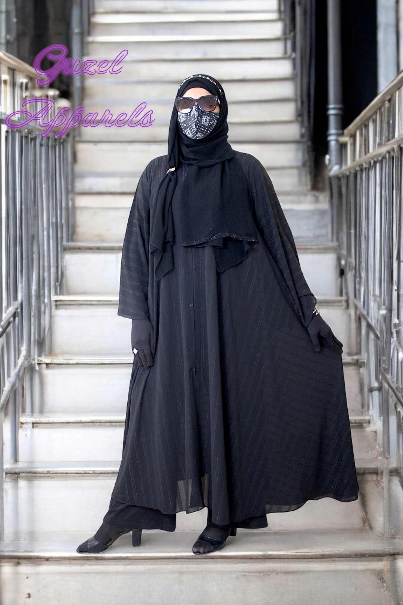 Black Blush Abaya