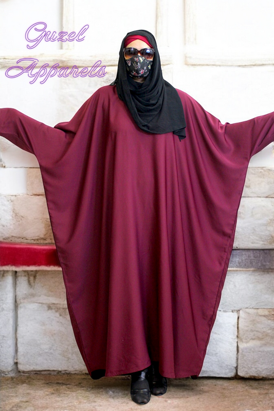 Bordo Kaftan Abaya