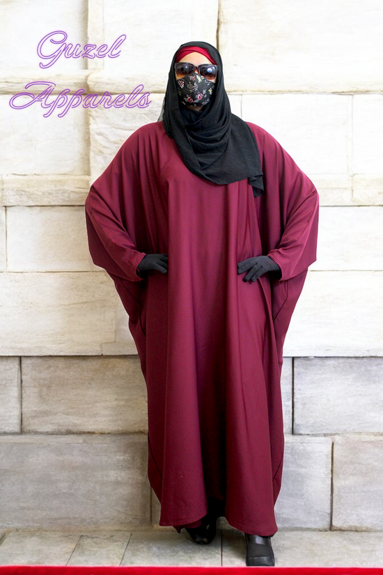 Bordo Kaftan Abaya